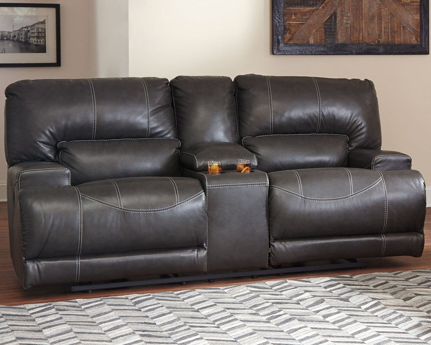 McCaskill Reclining Loveseat with Console - U6090094 - In Stock Furniture