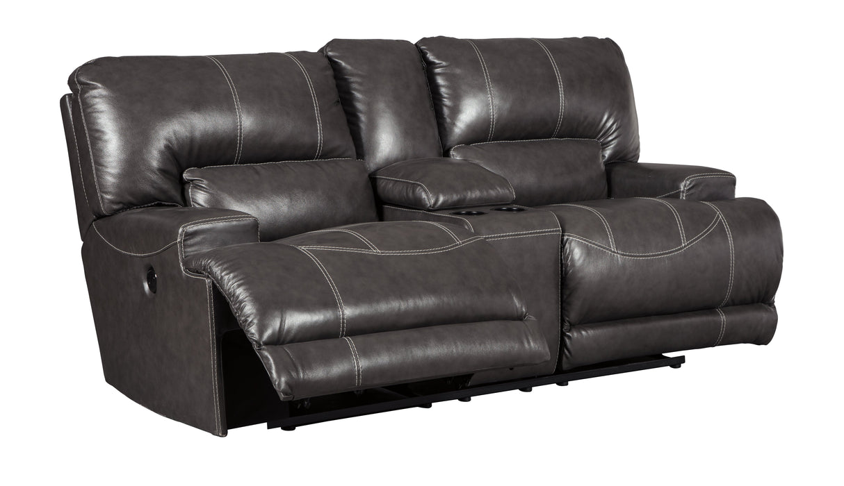 McCaskill Reclining Loveseat with Console - U6090094 - In Stock Furniture