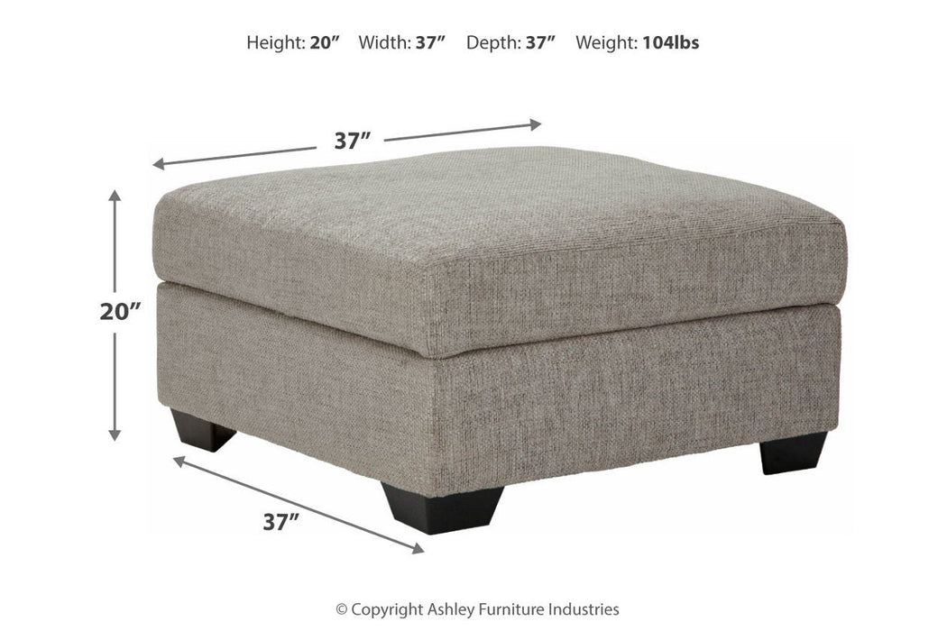 Megginson Storm Ottoman With Storage - 9600611 - Gate Furniture