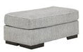 Mercado Pewter Ottoman - 8460414 - Gate Furniture