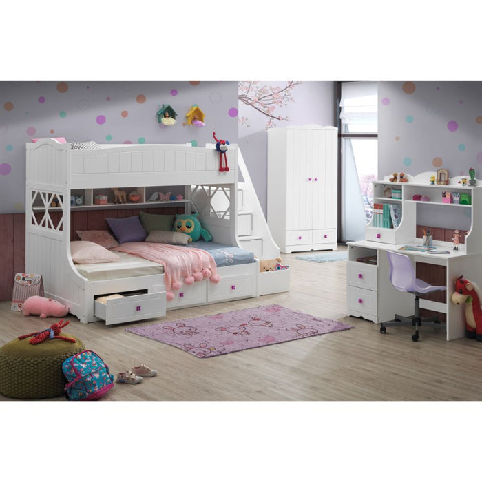 Meyer Twin/Full Bunk Bed - 38150 - In Stock Furniture