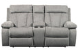 Mitchiner Fog Reclining Loveseat with Console - 7620494 - Gate Furniture