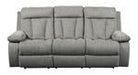 Mitchiner Fog Reclining Sofa with Drop Down Table - 7620489 - Gate Furniture