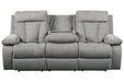 Mitchiner Fog Reclining Sofa with Drop Down Table - 7620489 - Gate Furniture