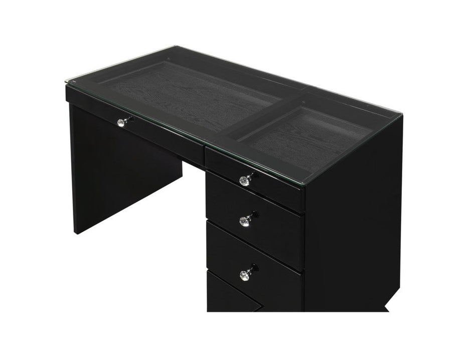 Morgan Black Vanity small - Gate Furniture