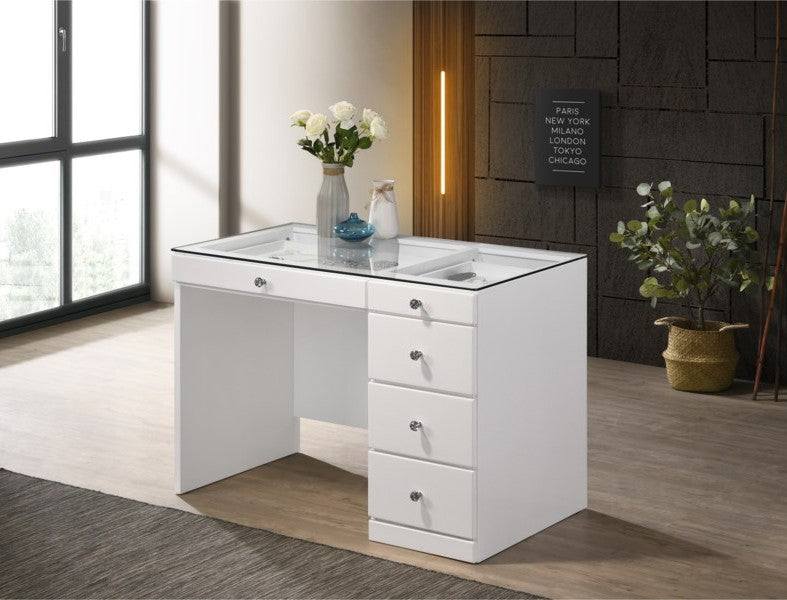 Morgan White Vanity small - Gate Furniture