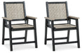 Mount Valley Arm Chair (set Of 2) - P384-603A - In Stock Furniture