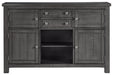 Myshanna Gray Dining Server - D629-60 - Gate Furniture