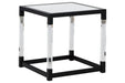 Nallynx Metallic Gray End Table - T197-2 - Gate Furniture