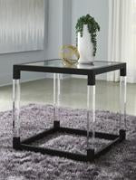 Nallynx Metallic Gray End Table - T197-2 - Gate Furniture