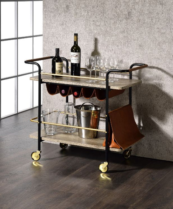 Naude Serving Cart - 98417 - In Stock Furniture