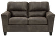 Navi Smoke Loveseat - 9400235 - Gate Furniture