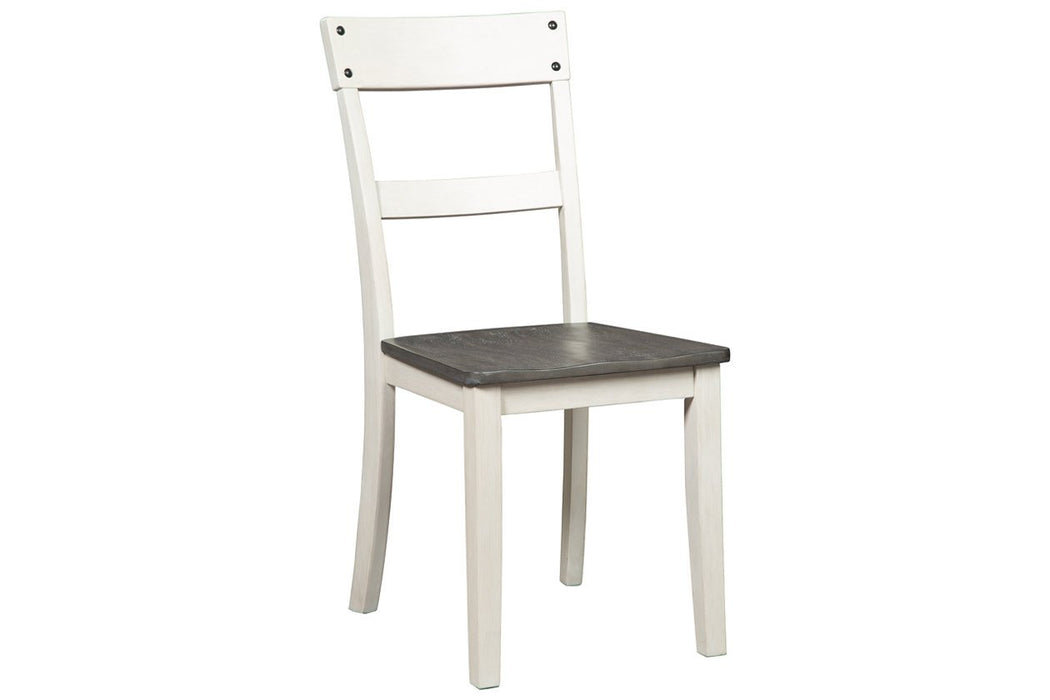 Nelling Two-tone Dining Chair (Set of 2) - D287-01 - Gate Furniture