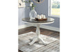 Nelling Two-tone Dining Table Top - D287-15T - Gate Furniture