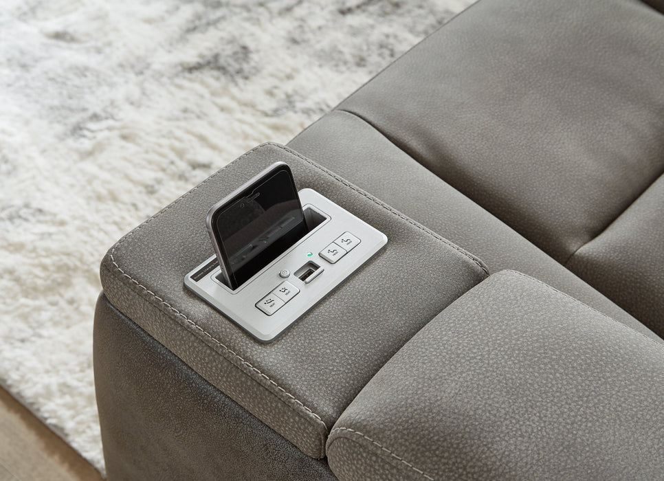 Next-Gen DuraPella Power Reclining Loveseat with Console - 2200418 - In Stock Furniture