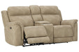 Next-Gen DuraPella Sand Power Reclining Loveseat with Console - 5930218 - Gate Furniture