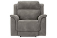 Next-Gen DuraPella Slate Power Recliner - 5930113 - Gate Furniture