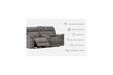 Next-Gen DuraPella Slate Power Reclining Loveseat with Console - 5930118 - Gate Furniture