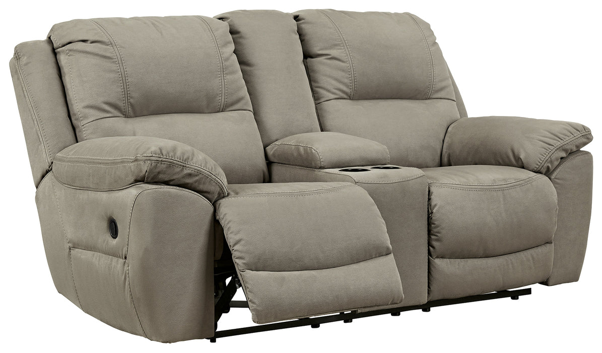 Next-Gen Gaucho Reclining Loveseat with Console - 5420394 - In Stock Furniture