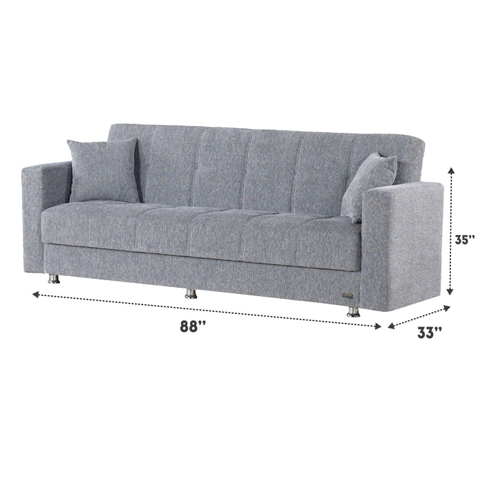 Niagara 88 in. Convertible Sleeper Sofa in  with Storage - SB-NIAGARA - In Stock Furniture