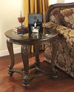 Norcastle Dark Brown End Table - T499-6 - Gate Furniture