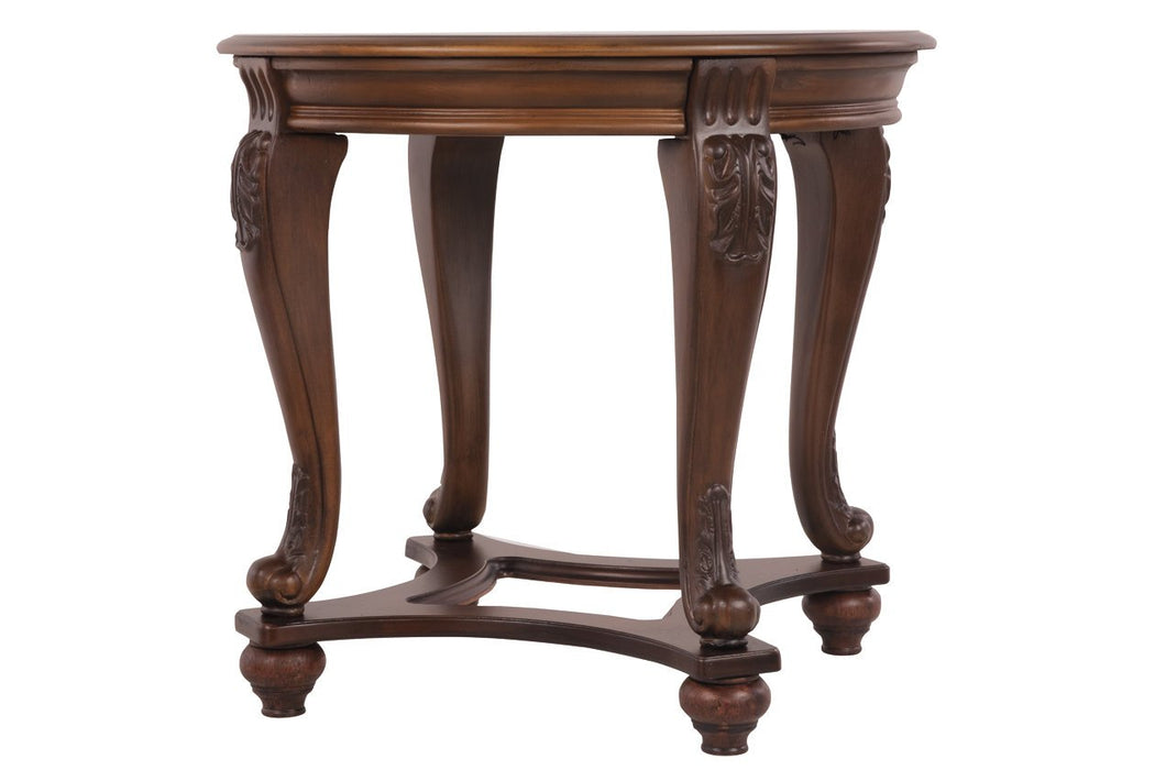 Norcastle Dark Brown End Table - T499-6 - Gate Furniture