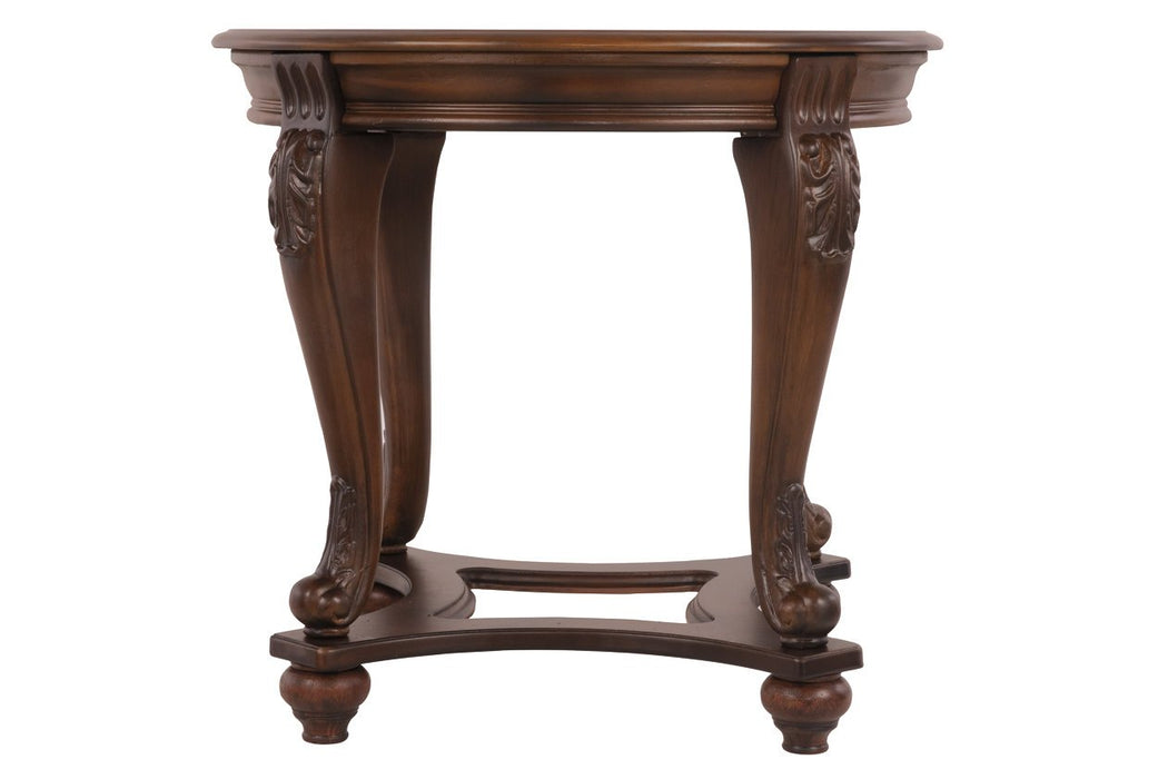 Norcastle Dark Brown End Table - T499-6 - Gate Furniture