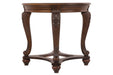 Norcastle Dark Brown End Table - T499-6 - Gate Furniture