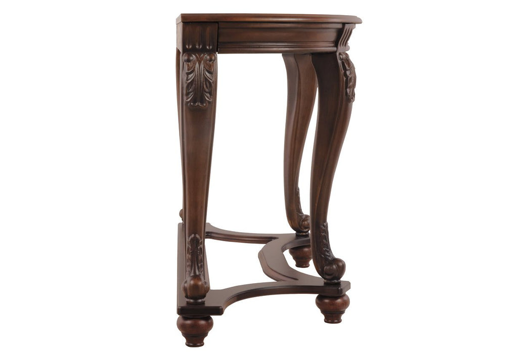 Norcastle Dark Brown Sofa/Console Table - T499-4 - Gate Furniture