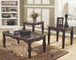 North Shore Dark Brown Table (Set of 3) - T533-13 - Gate Furniture