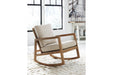 Novelda Neutral Rocker Accent Chair - A3000081 - Gate Furniture