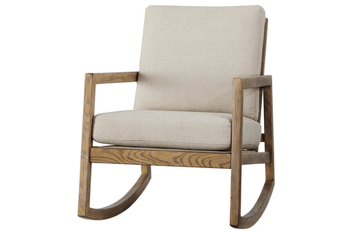 Novelda Neutral Rocker Accent Chair - A3000081 - Gate Furniture