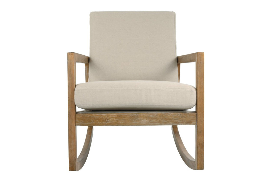 Novelda Neutral Rocker Accent Chair - A3000081 - Gate Furniture