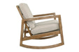 Novelda Neutral Rocker Accent Chair - A3000081 - Gate Furniture