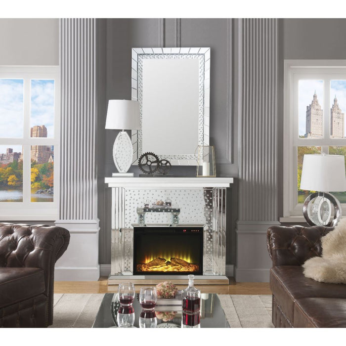 Nysa Fireplace - 90204 - In Stock Furniture