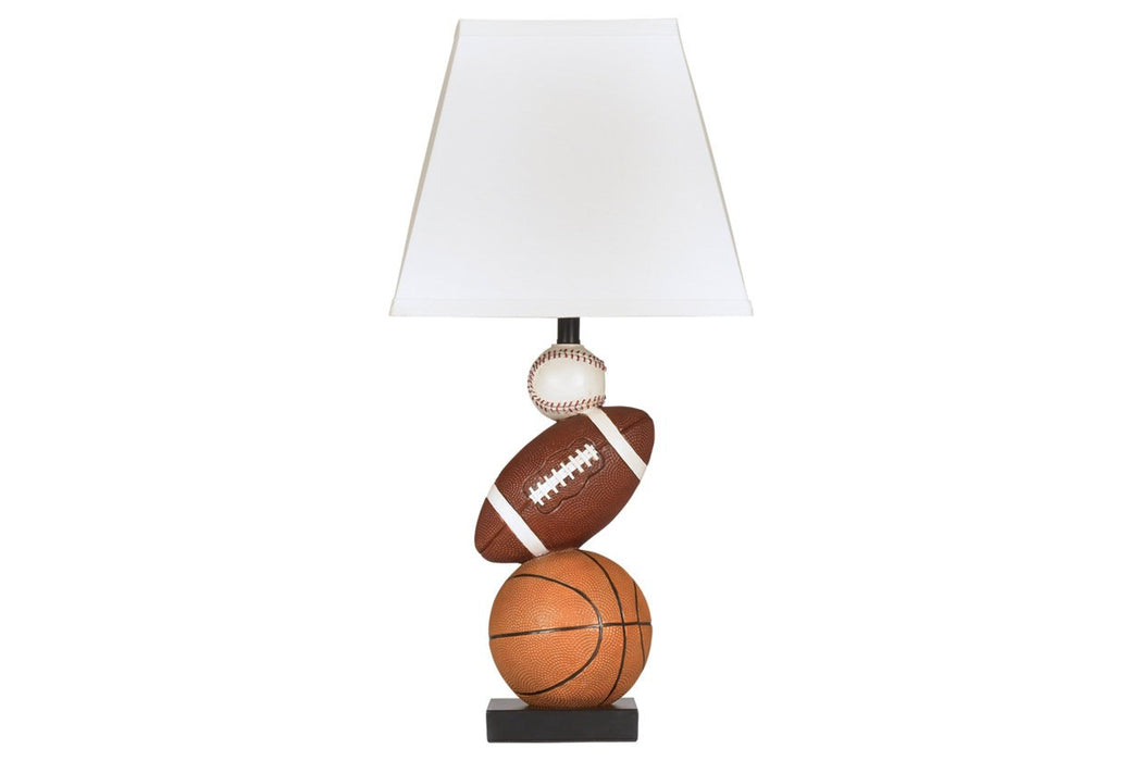 Nyx Brown/Orange Table Lamp - L815714 - Gate Furniture