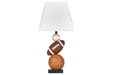 Nyx Brown/Orange Table Lamp - L815714 - Gate Furniture