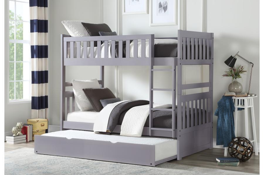 Orion Gray Twin/Twin Bunk Bed | B2063 - Gate Furniture