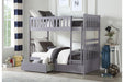 Orion Gray Twin/Twin Bunk Bed | B2063 - Gate Furniture