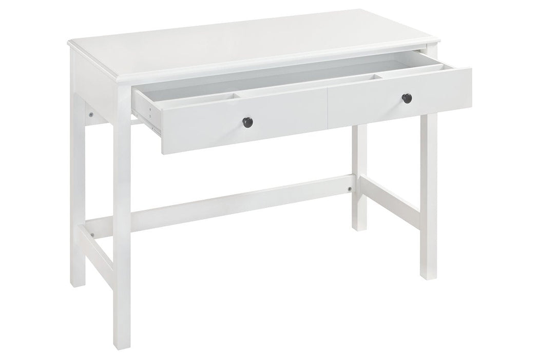 Othello White Home Office Desk - Z1611054 - Gate Furniture