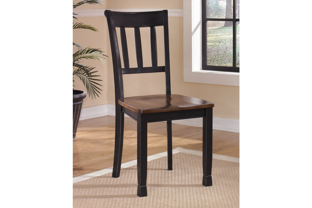 Owingsville Black/Brown Dining Chair (Set of 2) - D580-02 - Gate Furniture