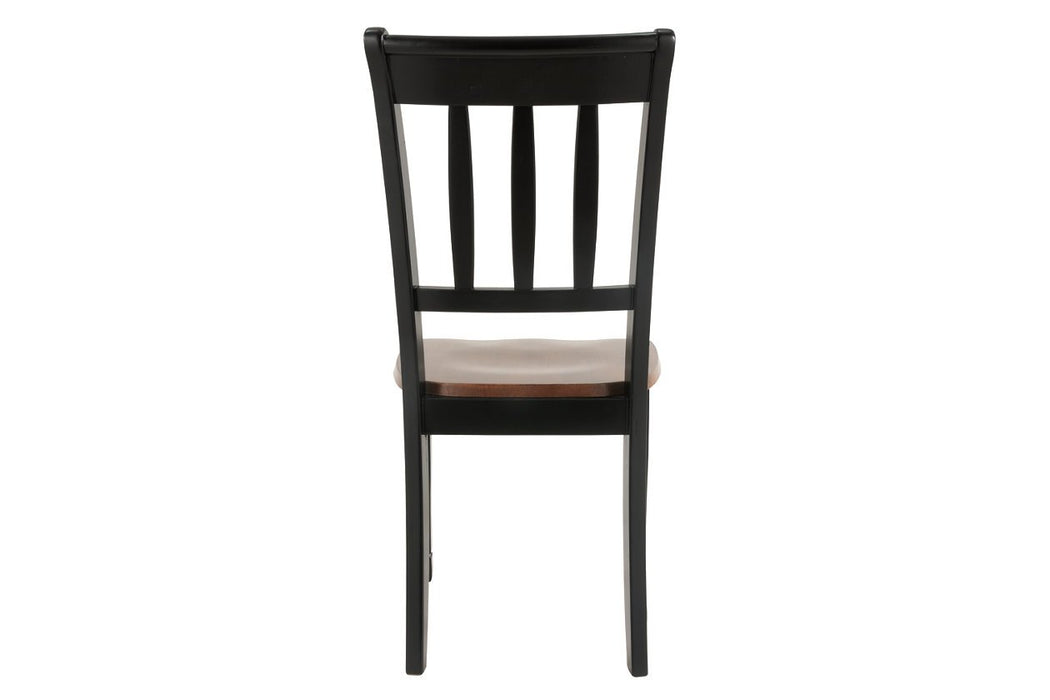 Owingsville Black/Brown Dining Chair (Set of 2) - D580-02 - Gate Furniture