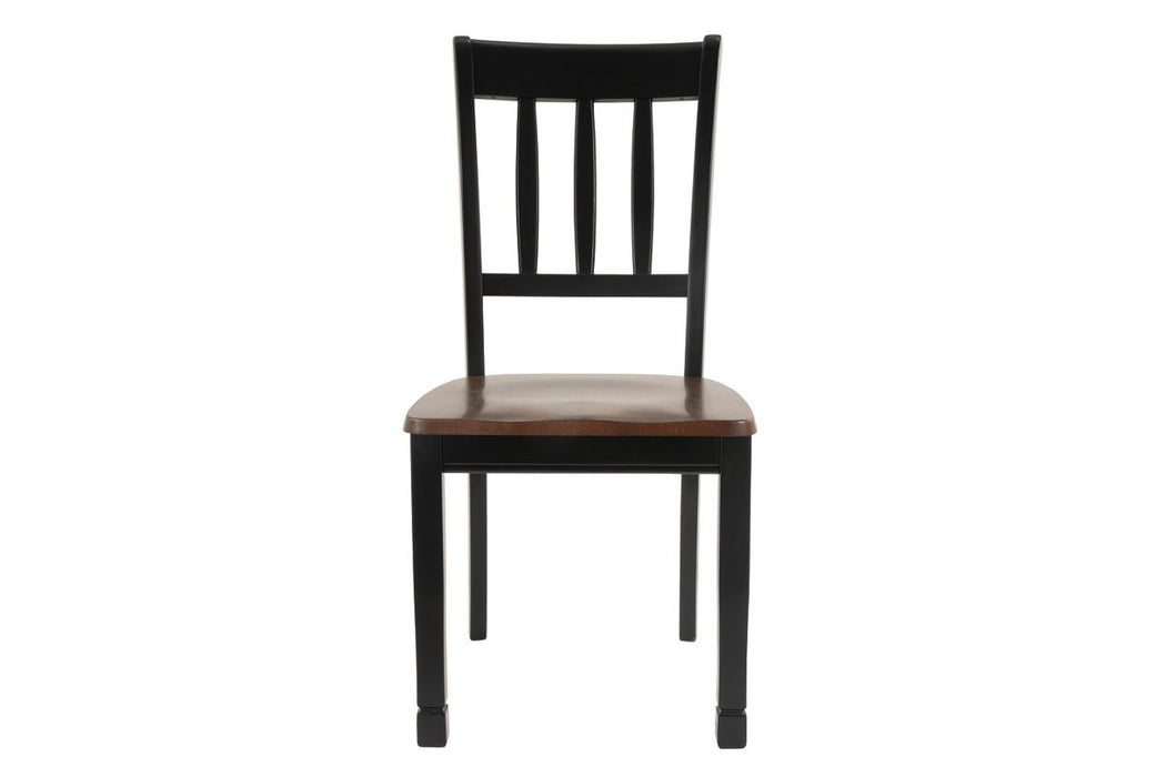 Owingsville Black/Brown Dining Chair (Set of 2) - D580-02 - Gate Furniture