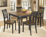 Owingsville Black-Brown Dining Room Set - Gate Furniture