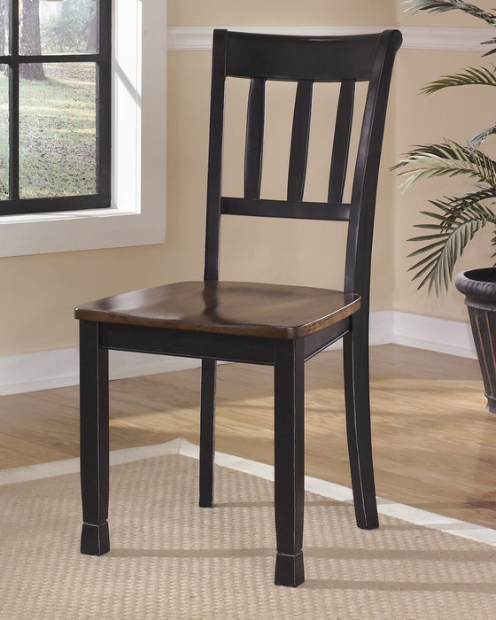 Owingsville Black-Brown Dining Room Set - Gate Furniture