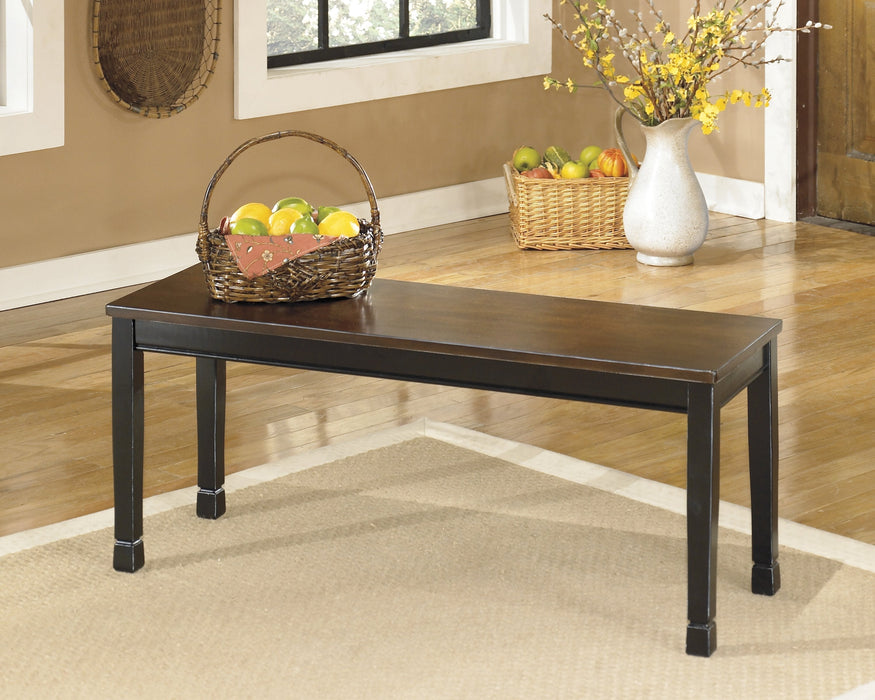 Owingsville Black-Brown Dining Room Set - Gate Furniture