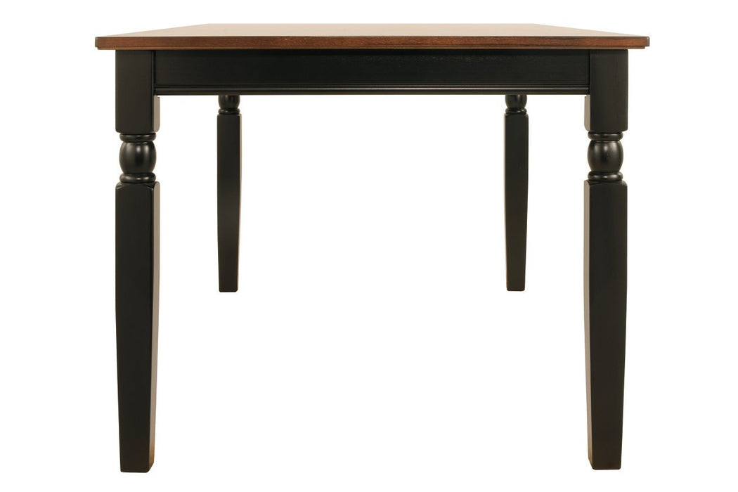 Owingsville Black/Brown Dining Table - D580-25 - Gate Furniture