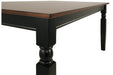 Owingsville Black/Brown Dining Table - D580-25 - Gate Furniture