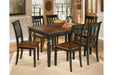 Owingsville Black/Brown Dining Table - D580-25 - Gate Furniture