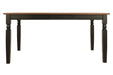 Owingsville Black/Brown Dining Table - D580-25 - Gate Furniture